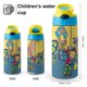 thumbnail image 2 of Rocket Power Botella de Agua con Tapa Pop Top de Un Toque, Acero Inoxidable, a Prueba de Fugas, para Deportes, Botella Infantil azul 12 oz, 2 of 6