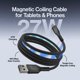 thumbnail image 2 of Cable USB Statik de 1,8 m Enrollable y Magnético 27 W, 2 of 8