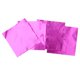 thumbnail image 1 of Paquete De Envoltorios De Papel De Aluminio De 100 Piezas Para Dulces, Caramelos, Chocolate, Polos, Arte Rosa, 1 of 3