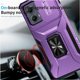 thumbnail image 5 of Funda Armada para Motorola edge 5G 2024 con Tapa Deslizante y Soporte Magnético Giratorio Morado, 5 of 5