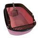 thumbnail image 2 of Caja De Arena Abierta, Contenedor Para Gatitos, Bandeja Ranurada Resistente, Bandeja De Arena Para Tamizar, Color Rosa, 2 of 5
