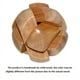 thumbnail image 4 of 1pc Wooden Kongming Lock,3D Ball Brain Teaser Puzzle,Office Release Pressure Puzzle For Adult, Desktop Intelligence Gift For Kids (Football), 4 of 4