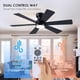 thumbnail image 1 of Ventilador Techo Asyko 46 Pulgadas 6 Aspas Luz Led Control, 1 of 3