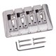 thumbnail image 2 of Pieza Trasera De Puente De Montura De Guitarra Plateada Para Piezas De Bajo Eléctrico De 4 Cuerdas, 2 of 3