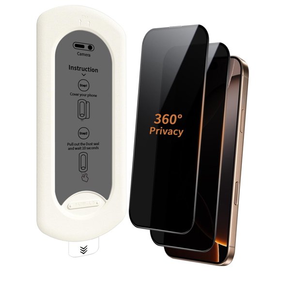 Protector de pantalla DUBUSOT para iPhone 17 Pro Max – Pack de 2