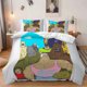 thumbnail image 1 of 3pcs Big Guy and Fantasy World Pattern Bedding Set Soft and Comfortable Bedding Set Suitable for All Seasons, 1 of 5