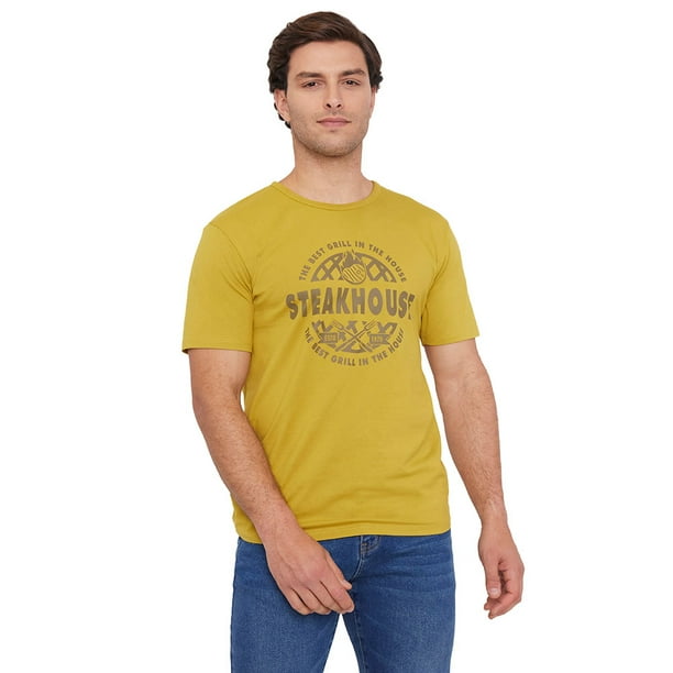Polera Hombre Fun Focal Print Moztaza Corona