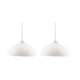 thumbnail image 1 of Par Candelabro Cubierta De Pantalla Pantalla De Lámpara Colgante Accesorio De Iluminación Blanco, 1 of 1