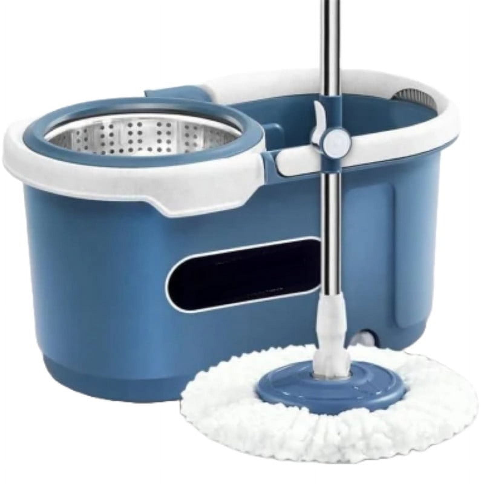 Genérico - Trapeador Cubeta Giratorio 360 Exprimidor Microfibra Lau