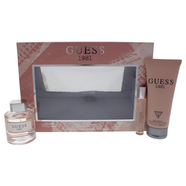 Guess by Guess para Mujer - Set de Regalo EDT Spray, Spray de Viaje, Loción Corporal