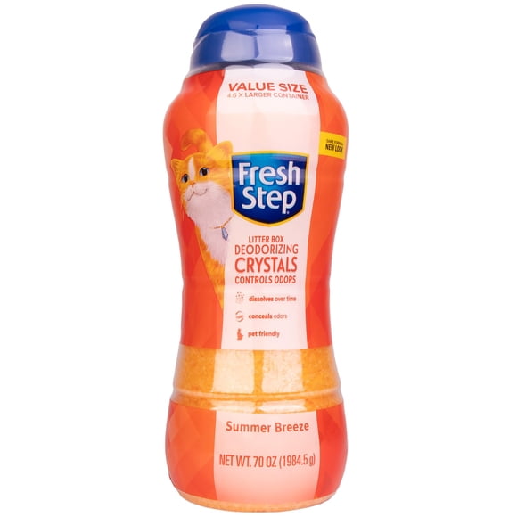 Arena para gatos Crystals Fresh Step Summer Breeze Scent, 2 litros