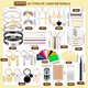 thumbnail image 2 of Kit de Grabado Laaser Vercleuim 161 Piezas Acero Inoxidable, 2 of 3