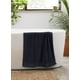 thumbnail image 5 of Juego de toallas de baño GLAMBURG, 100% algodón, 70 x 140 cm, 2 unidades, color negro, 5 of 9