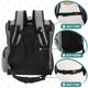 thumbnail image 5 of Mochila transportadora para perros PetAmi 8 kg gris con entrada 4 vías, 5 of 8