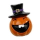 thumbnail image 4 of Figura Coleccionable De Resina, Escultura De Calabaza De Halloween Con Sombrero De Bruja, 6,1 X 6,1 X 8,6 Cm, Sonrisa, 4 of 5