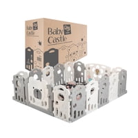 Glowup - Corral Para Bebé Plegable Osito Portátil Con Panel Seguridad