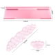 thumbnail image 2 of Soporte para teclado Rskinieei con reposamuñecas de acrílico rosa, 2 of 8