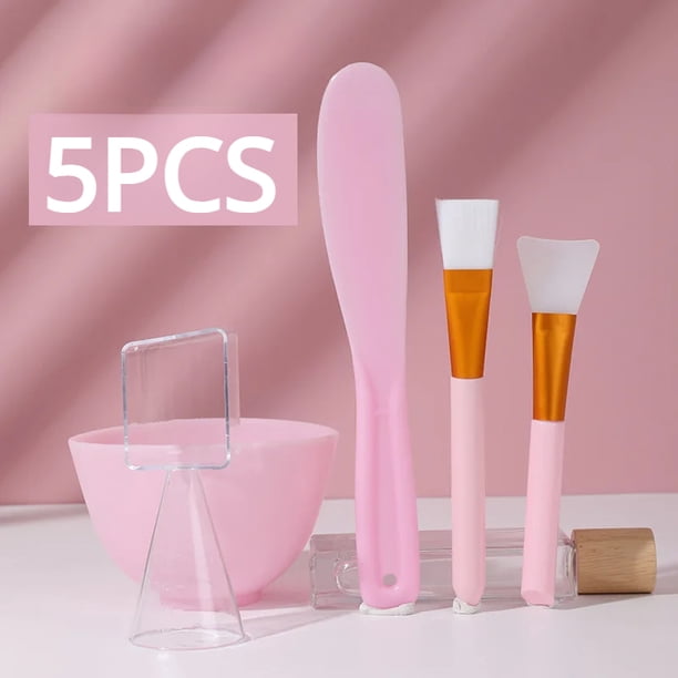 Soft Bowl Skin Care White Silicone Mask Bowl Set Soft Mask Bowl Set of Homemade Mask Tools Cosmetics Beauty Health Makeup
