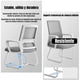 thumbnail image 3 of Silla De Escritorio Oficina Con Reposacabezas Polar Negra, 3 of 8