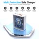 thumbnail image 2 of Cargador TZBAY USB C Block 60 W, enchufe de pared de 5 puertos tipo C, 2 of 7