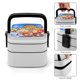 thumbnail image 5 of Cookie Run Fiambrera de Doble Capa, Contenedor de Almuerzo Portátil Apilable, Almacenamiento de Alimentos Hermético a Prueba de Fugas, 1000ml, 5 of 6