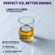 thumbnail image 4 of Juego de 3 bandejas para cubos de hielo de 4,5 cm – Cozy Kitchen Essentials, 4 of 8