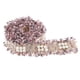 thumbnail image 1 of 1 yarda de ajuste de cinta de encaje vintage para la boda arte de costura nupcial rosa gris, 1 of 5