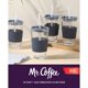 thumbnail image 2 of Mr. Coffee Sip Savvy Pack de 4 vasos de vidrio de 15 oz color azul medianoche con tapas y pajillas – Tazas reutilizables para café helado – Apto para lavavajillas – Vasos para llevar y agua, 2 of 5