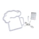 thumbnail image 3 of Draft Beer Neon Lamp Sign USB Battery Powered Layout Holiday Indoor, 3 of 5