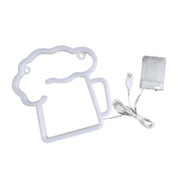 Ioensy - Draft Beer Neon Lamp Sign Usb Battery Powered Layout Holiday Indoor