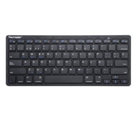 Tecmaster - Mini Teclado Bluetooth Inalámbrico Negro