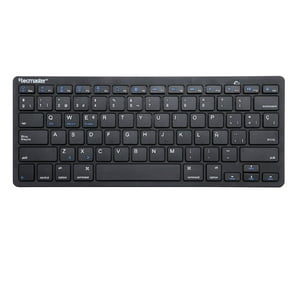 Tecmaster - Mini Teclado Bluetooth Inalámbrico Negro