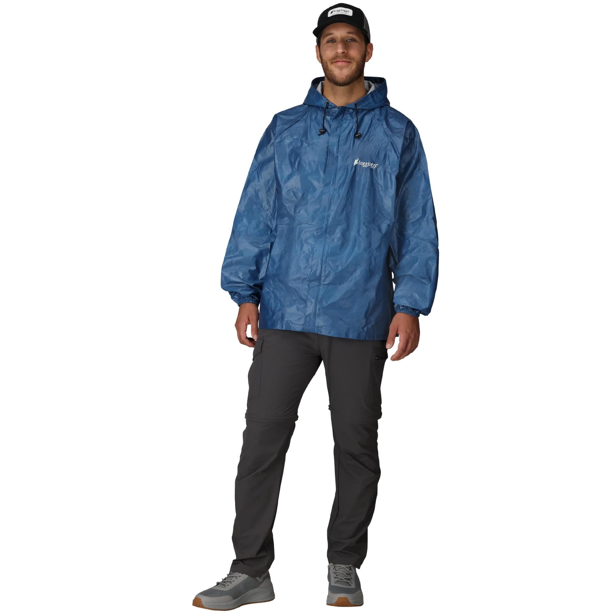 Chubasquero Frogg Toggs Ultra-lite2 Impermeable Para Hombre Azul