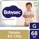 thumbnail image 1 of Pañales de Bebé Babysec Super Premium Cuidado Total 68 un G, 1 of 7