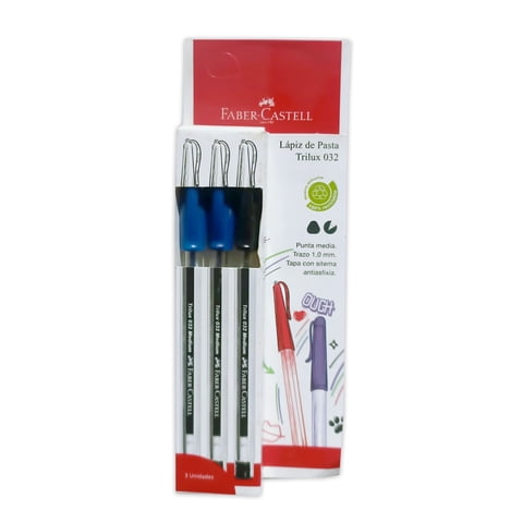 Faber Castell - Bolígrafo Trilux 032 Faber-Castell M Az X2 Ng X3 Bc