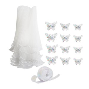 Magideal - Embalaje De Flores, Decoración, Ramo, Envoltura De Malla, Suministros De Envoltura De Regalos Para Cumpleaños, Día De San Valentín, Boda, Acción De