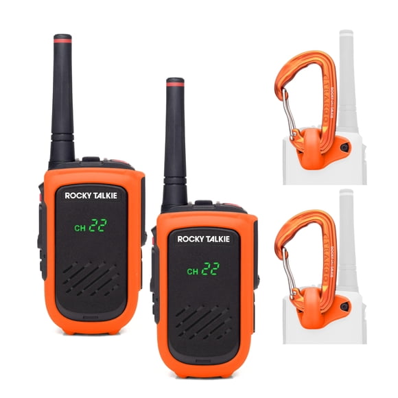 Radio Rocky Talkie GMRS 5W IP67 Resistente al Agua Batería de 5 Días