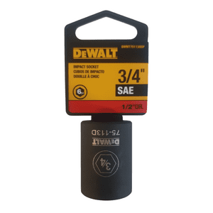 Dado De Impacto 3/4"" Con 6 Puntos Dewalt Dwmt75113Osp
