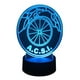 thumbnail image 2 of Lampara Ilusion 3D Audax Italiano de 7 colores, Base touch, 2 of 6