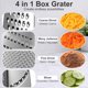 thumbnail image 3 of Ourokhome Cheese Grater, Handheld Box Grater with Container, 3 of 3