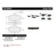 thumbnail image 2 of Pastillas Freno para auto Volkswagen Golf Variant 1993-1999 Delantero, 2 of 5