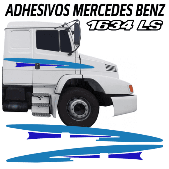 Sticker Vinil Adhesivo para Camion Mercedes Benz 1634