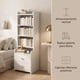 thumbnail image 2 of Velador Con Respaldo Alto Moderno Homer Design 128*30*40cm Mate Blanco, 2 of 8