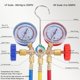 thumbnail image 3 of Juego de indicadores de diagnóstico de colector de corriente alterna YSTOOL para R134a R404a, 3 of 6
