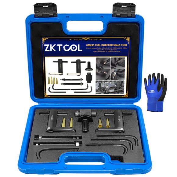 Kit de Herramientas ZKTOOL GM245 y Instalador de Sellos para Riel de Inyectores de Combustible