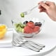 thumbnail image 2 of 6 Tenedores de Acero Inoxidable para Postres, Frutas y Pasteles, Apto para Lavavajillas, 2 of 5