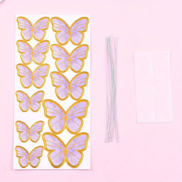 11pcs, Phnom Penh Butterfly Cake Decoration, Birthday Party Dessert Table Baking Decoration, Dessert Table Dress Up Supplies, Cake Decor Supplies, Baking Decor Supplies, Party Decor Supplies