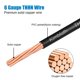 thumbnail image 2 of Cable THHN Kimbluth 6 AWG 30 m Negro de cobre trenzado, 2 of 5