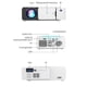 thumbnail image 3 of Proyector Mini Blanco Full HD Led WIFI 1920 x 1080, 3 of 3