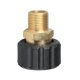 thumbnail image 1 of Arandela de presión Twist Connect M22F a G3 / 8F Adaptador de acoplamiento de latón sólido, 1 of 5